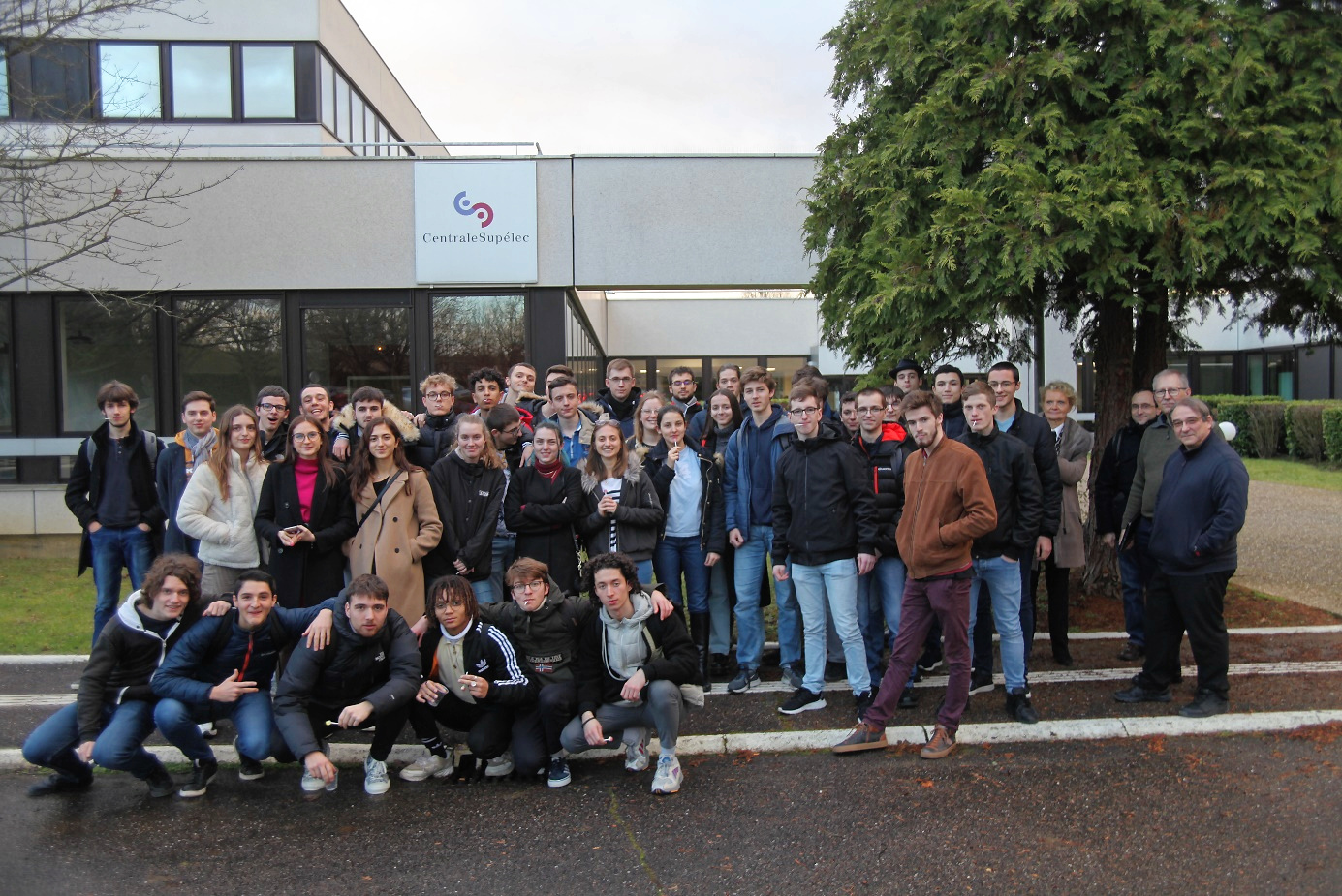Visite du campus de CentraleSupélec par la  MPSI1